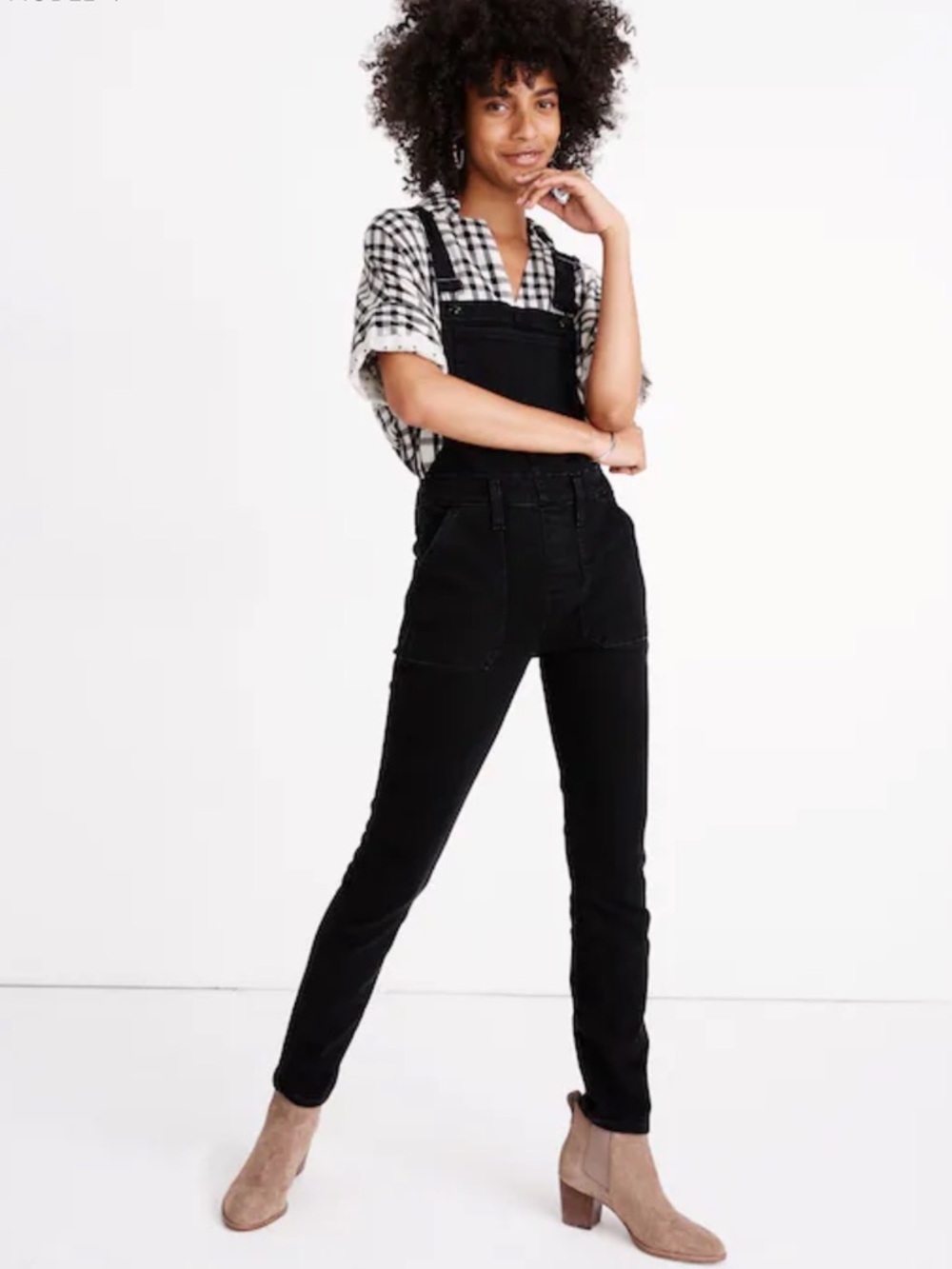 Madewell Skinny Overalls in Lunar Wash Size XS